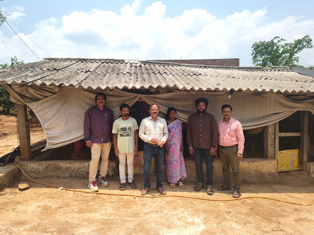 Integrated farming cluster Field visit by Project Director - DRDA